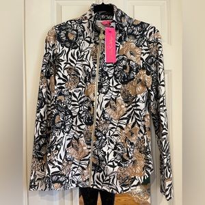 NWT Lilly Pulitzer Leona UPF 50+ Zip-Up